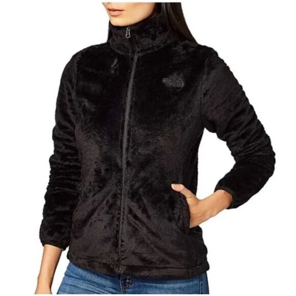 The North Face Black Osito Long sleeve women’s soft fleece jacket L - Picture 11 of 12